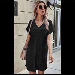 Black tshirt dress